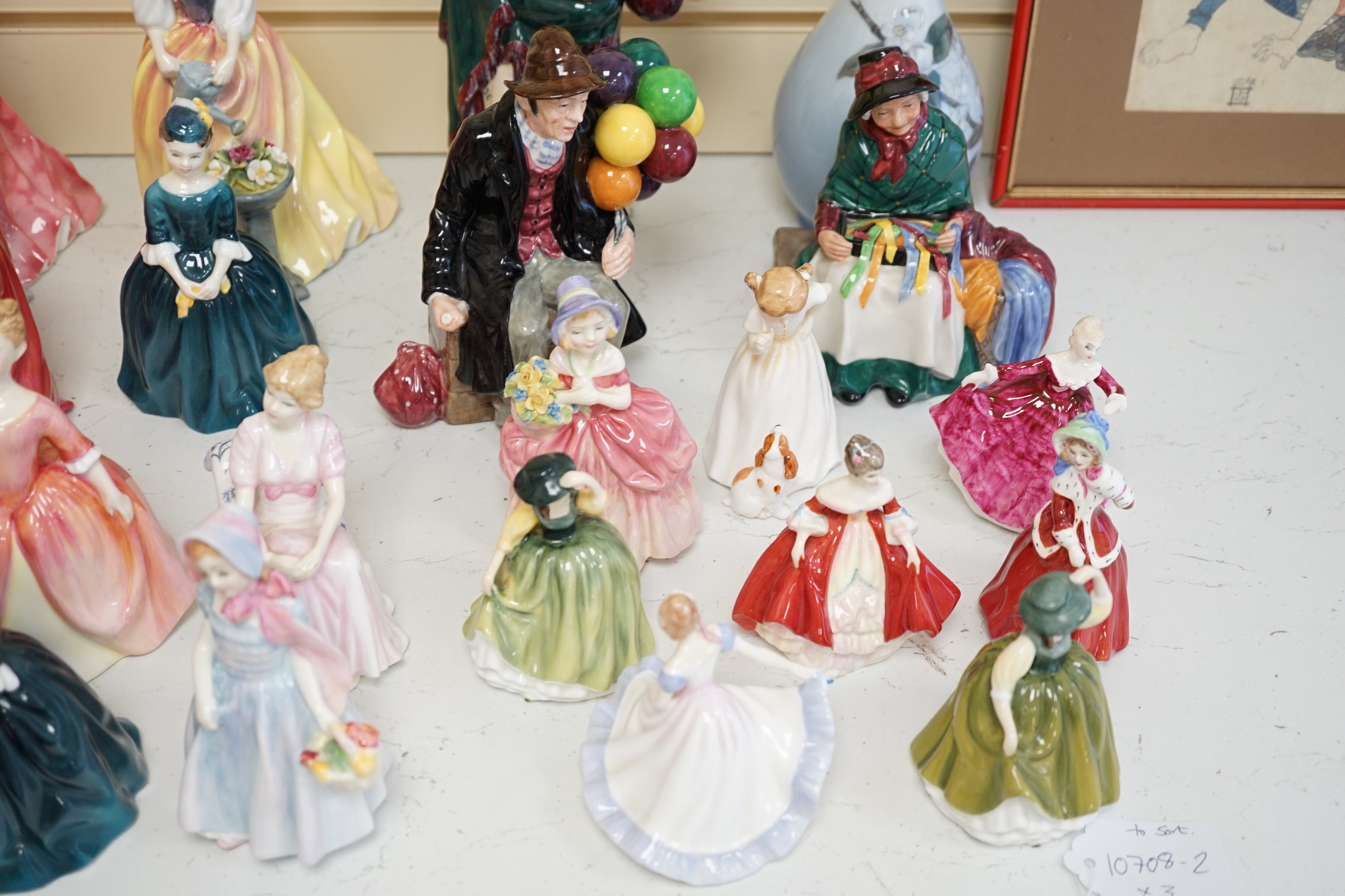 A quantity of various Doulton figures etc